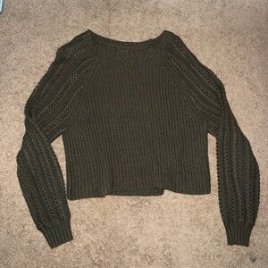 Green American Eagle Sweater
